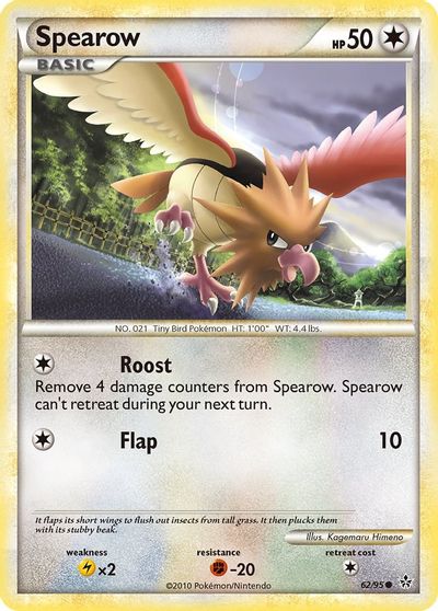 Spearow [Reverse Holo] #62