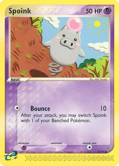 Spoink [Reverse Holo] #73