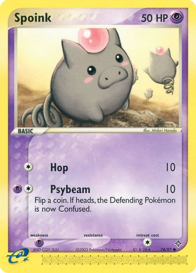 Spoink [Reverse Holo] #74