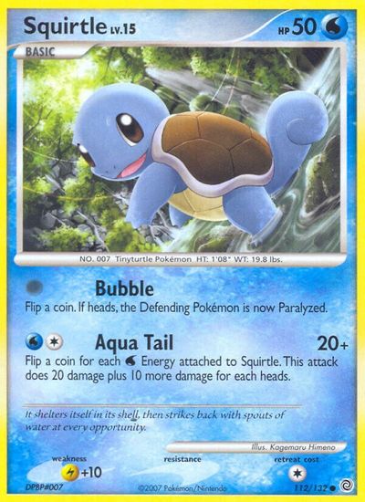 Squirtle [Reverse Holo] #112