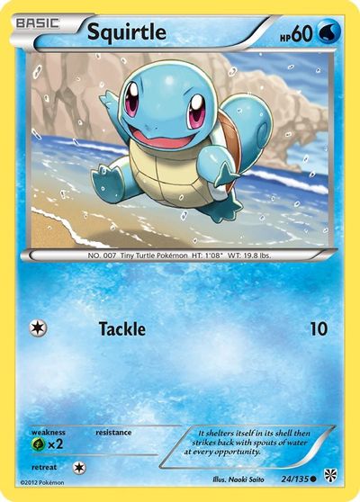 Squirtle [Reverse Holo] #24