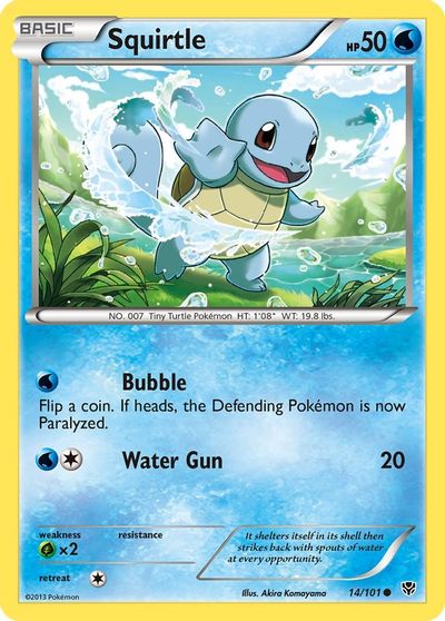 Squirtle [Reverse Holo] #14