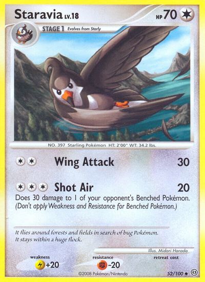 Staravia [Reverse Holo] #52