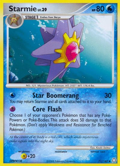 Starmie [Reverse Holo] #71