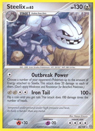 Steelix [Reverse Holo] #28