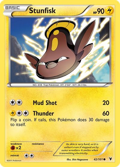 Stunfisk [Reverse Holo] #42