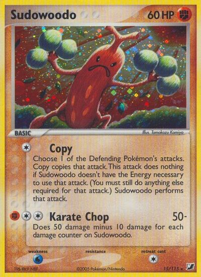 Sudowoodo [Reverse Holo] #15