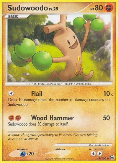 Sudowoodo [Reverse Holo] #48