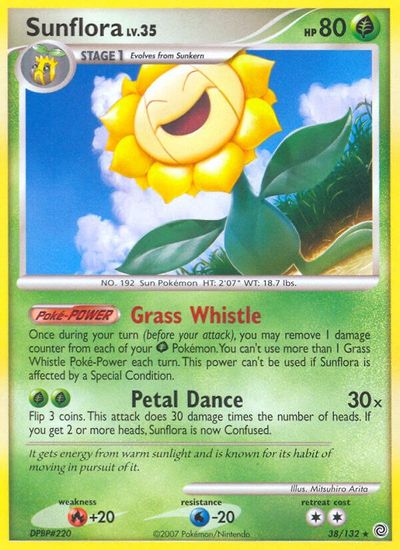 Sunflora [Reverse Holo] #38
