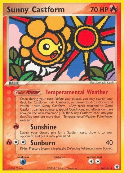 Sunny Castform [Reverse Holo] #26