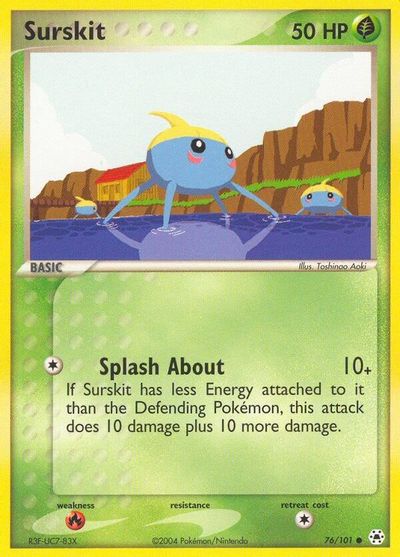 Surskit [Reverse Holo] #76