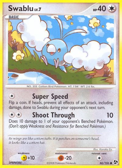 Swablu [Reverse Holo] #86