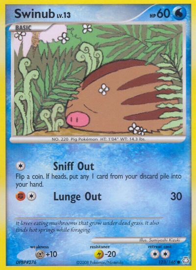 Swinub [Reverse Holo] #123