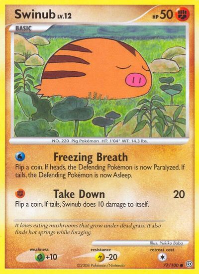 Swinub [Reverse Holo] #77