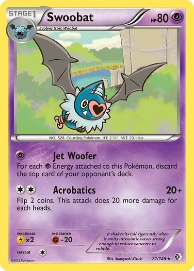 Swoobat [Reverse Holo] #71