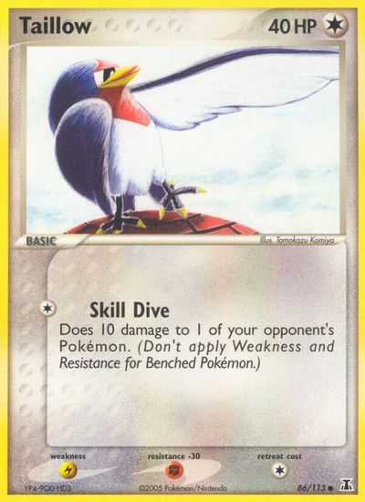 Taillow [Reverse Holo] #86