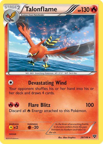 Talonflame [Reverse Holo] #28