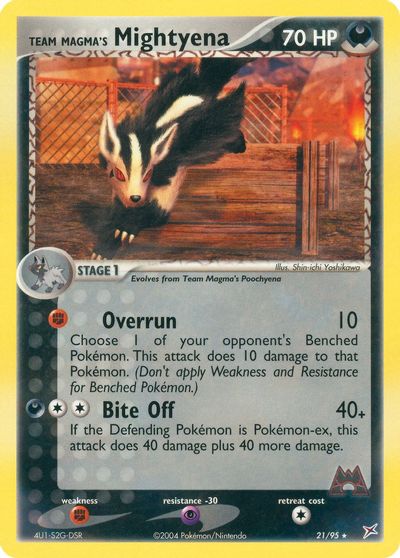 Mightyena [Reverse Holo] #21