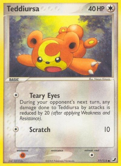 Teddiursa [Reverse Holo] #77