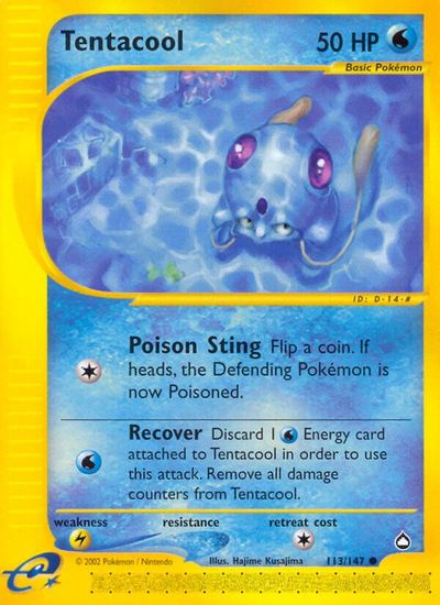 Tentacool [Reverse Holo] #113
