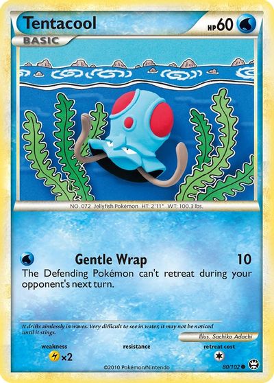 Tentacool [Reverse Holo] #80