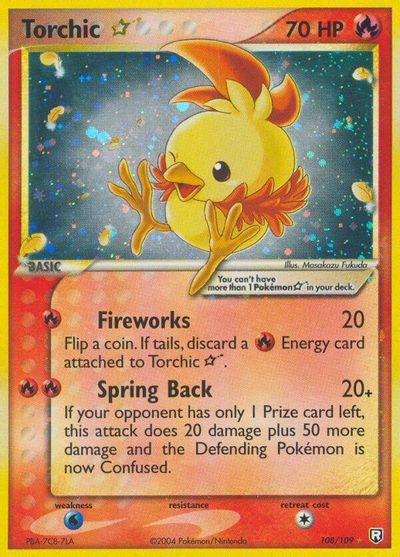 Torchic [Gold Star] #108
