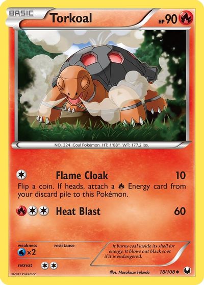 Torkoal [Reverse Holo] #18