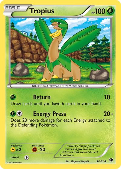 Tropius [Reverse Holo] #5