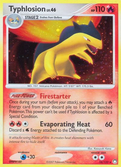 Typhlosion [Reverse Holo] #16