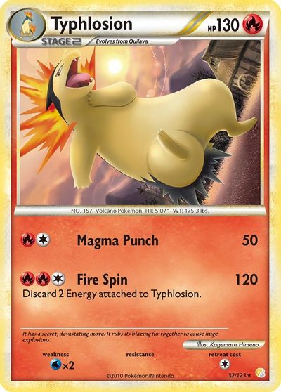 Typhlosion [Reverse Holo] #32