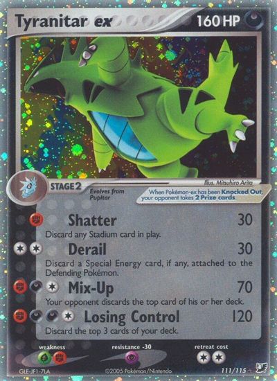 Tyranitar EX #111