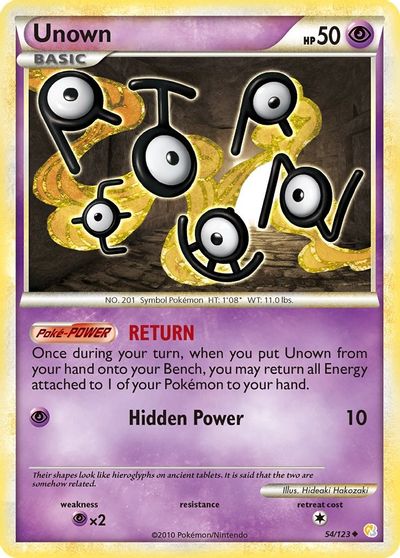 Unown [Reverse Holo] #54