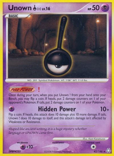 Unown ! [Reverse Holo] #42