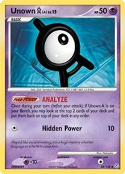 Unown A #65
