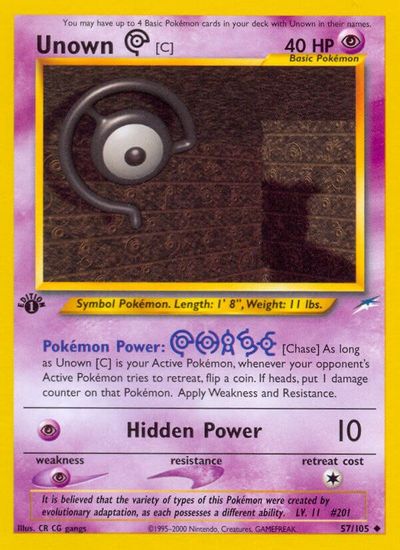 Unown C #57