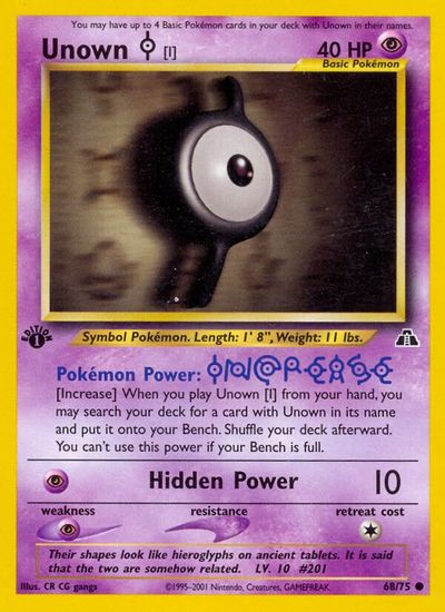 Unown I #68