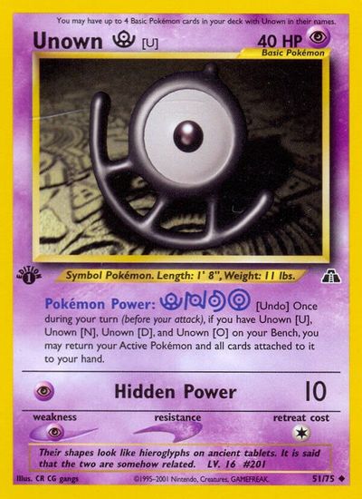 Unown U [1st Edition] #51