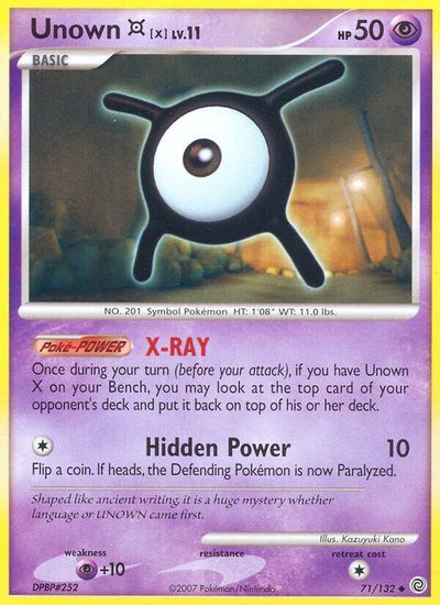 Unown X #71
