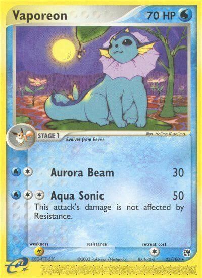 Vaporeon [Reverse Holo] #25