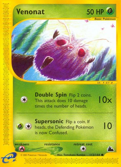 Venonat [Reverse Holo] #112