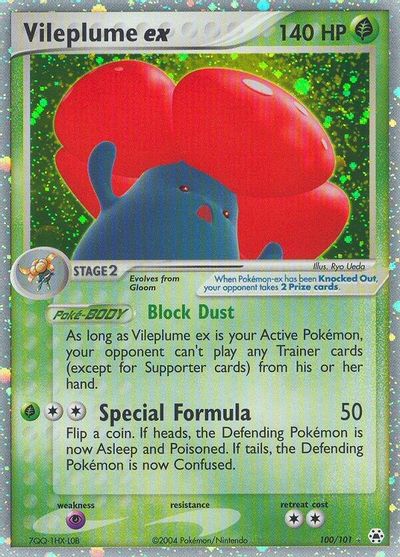 Vileplume EX #100
