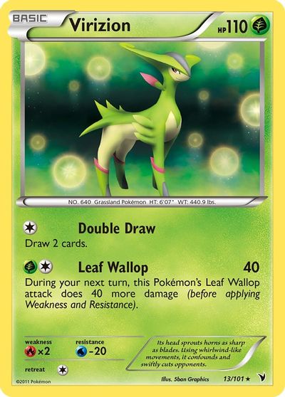 Virizion [Reverse Holo] #13