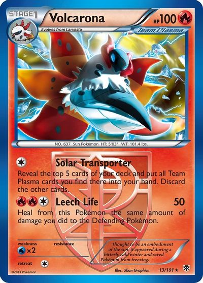 Volcarona [Reverse Holo] #13