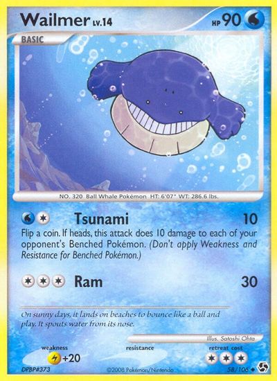 Wailmer [Reverse Holo] #58