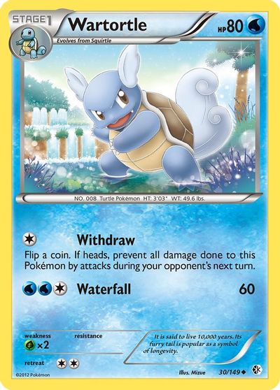 Wartortle [Reverse Holo] #30