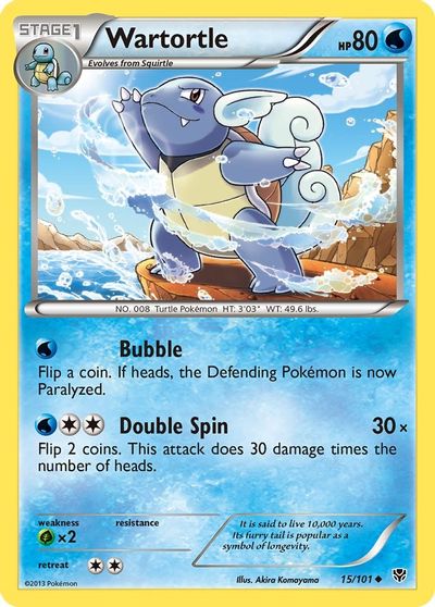Wartortle [Reverse Holo] #15