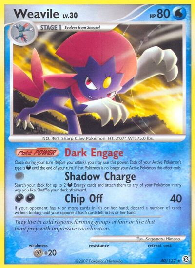Weavile [Reverse Holo] #40