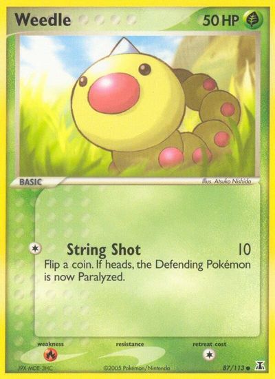Weedle [Reverse Holo] #87