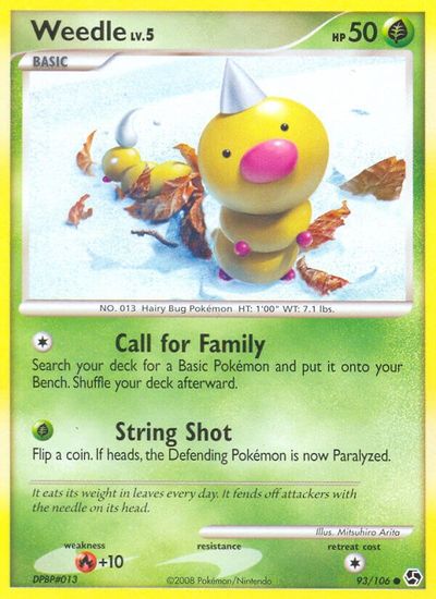 Weedle [Reverse Holo] #93