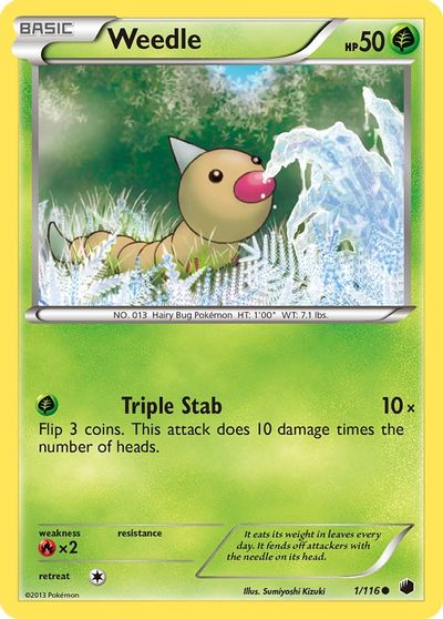 Weedle [Reverse Holo] #1